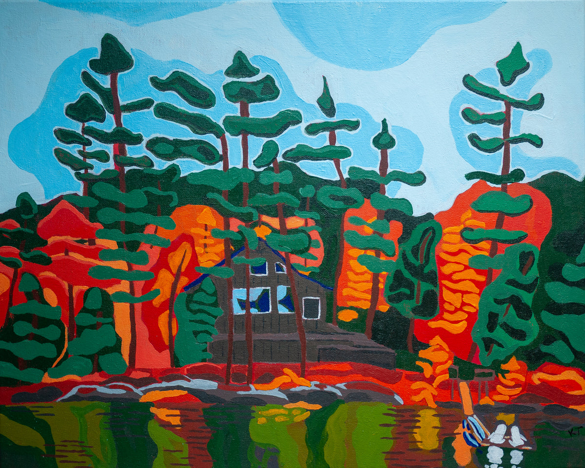 Maple Wood Cabin Print